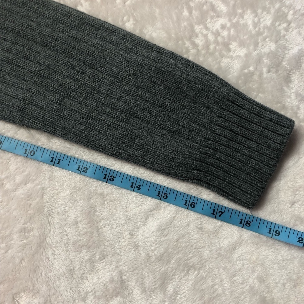 Calvin Klein Grey Zip Up Sweater Med - Picture 8 of 10